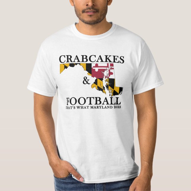 Wedding Crashers Crabcakes & Football T-Shirt (Front)