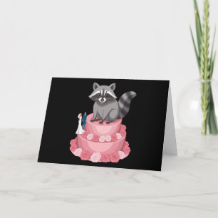 Wedding Crashing Raccoon Feral Felicitations Invitation