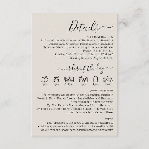 Wedding Cream Details