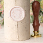 Wedding crest botanical gold elegant monogram wax seal stamp<br><div class="desc">Wedding crest botanical gold simple elegant wedding invitation monogram wax steal kit,  minimalist wedding invitation suite</div>