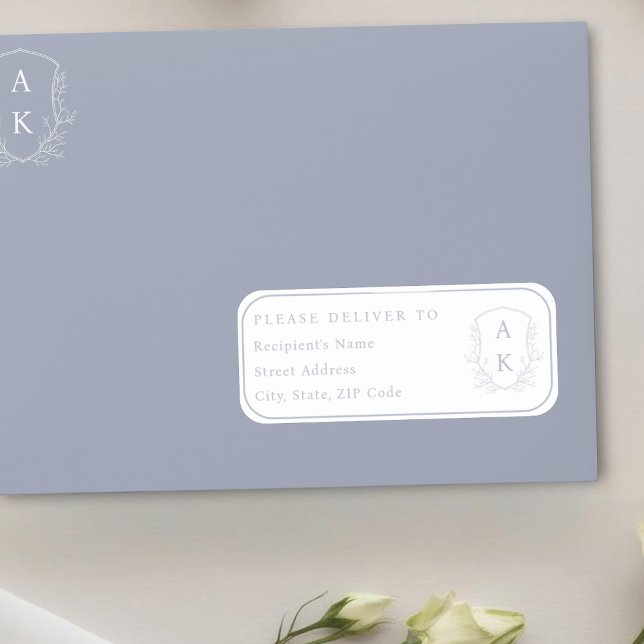 Wedding Crest Individual name address and seals Sticker (Creator Uploaded)