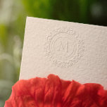 Wedding Crest Monogram | Personalized Wedding Embosser<br><div class="desc">Custom monogram initial embossing stamps are a classic touch that will never go out of style. You can use monogram embosser seals to engrave your initials on wedding invitations, letters or anything for a special occasion. They’re sleek, can add character to stationary, invitations and thank you cards. Add your custom...</div>