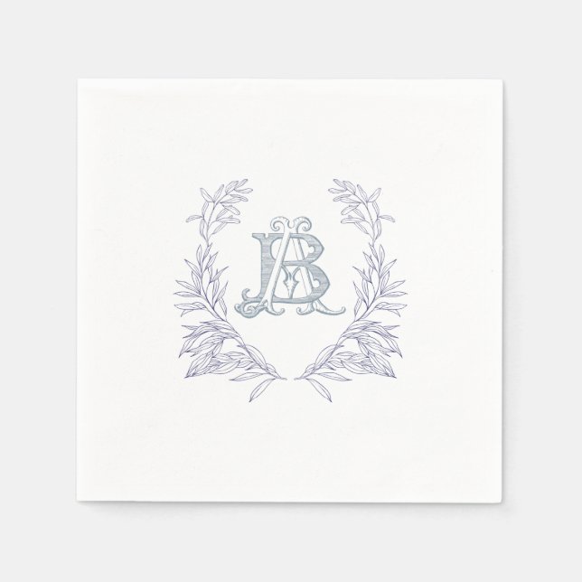 Wedding crest napkins (Front)