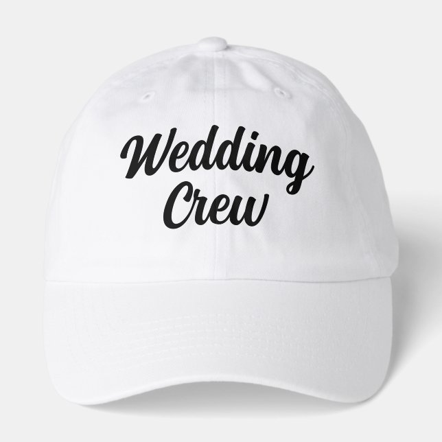 Wedding Crew Hat (Front)