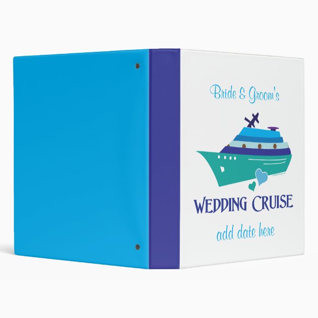 Wedding Cruise 3 Ring Binder (Background)