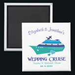 Wedding Cruise Save the Date Magnet<br><div class="desc">Get everyone aboard for your high seas wedding cruise.</div>