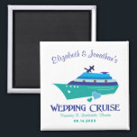 Wedding Cruise Save the Date Magnet<br><div class="desc">Get everyone aboard for your high seas wedding cruise.</div>