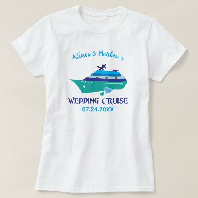 Wedding Cruise T-Shirt (Design Front)