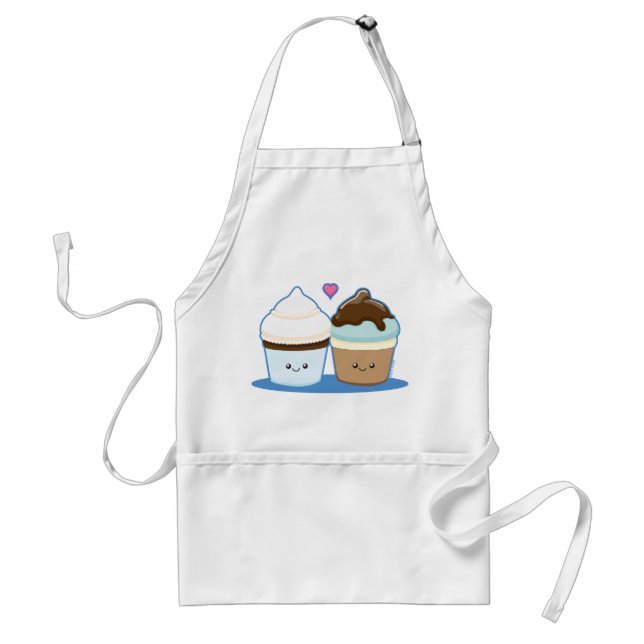 Wedding Cupcakes Adult Apron (Front)