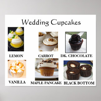 Wedding Cupcakes Poster