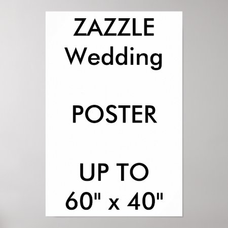 Wedding Custom 11" X 16.5" Poster Thick Portrait