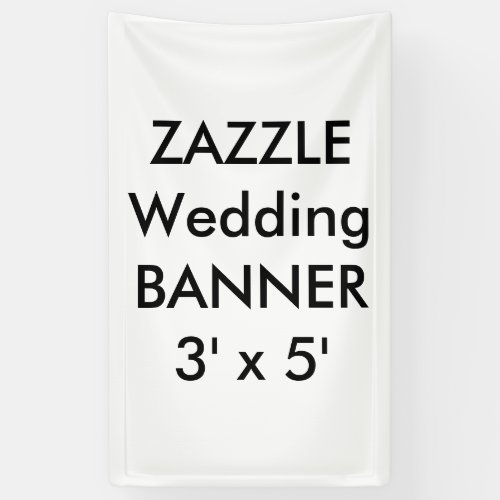 Wedding Custom Banner 3 x 5