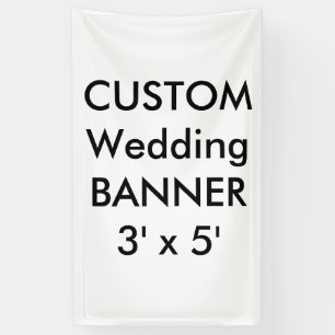 Wedding Custom Banner 3' x 5'