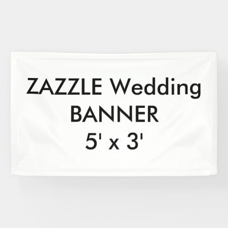 Wedding Custom Banner 5' X 3'