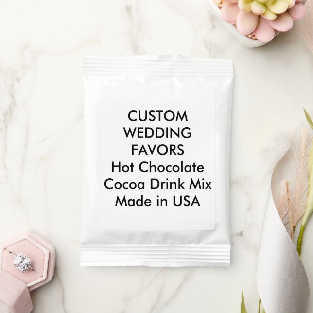 Wedding Custom Favors COCOA HOT CHOCOLATE MIX (Wedding)