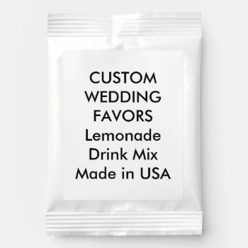 Wedding Custom Favors Lemonade Drink Mix by APersonalizedWedding at Zazzle