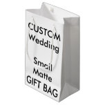 Wedding Custom Gift Bag Matte Small 5&quot; X 8.5&quot; at Zazzle