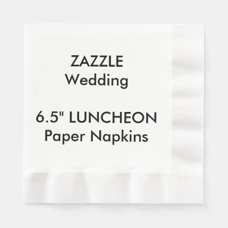 Wedding Custom Luncheon Disposable Paper Napkins