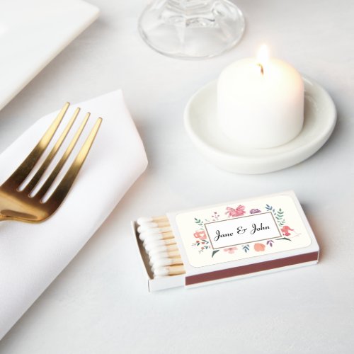 WEDDING CUSTOM  MATCHBOXES