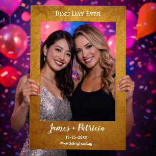 Wedding Custom Name Personalized Selfie Frame
