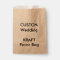 Wedding Custom Paper Favor Bag KRAFT