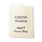 Wedding Custom Paper Favor Bag KRAFT