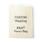 Wedding Custom Paper Favor Bag KRAFT