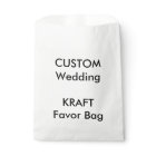 Wedding Custom Paper Favor Bag KRAFT
