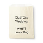 Wedding Custom Paper Favor Bag WHITE