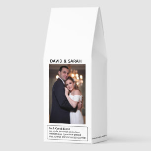Wedding custom photo fresh ground coffee custom