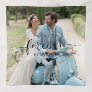Wedding Custom Photo Glass Trinket Dish