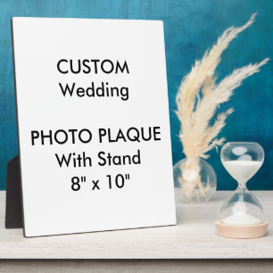 Wedding Custom Photo Plaque 8" x 10"