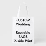 Wedding Custom Reusable Bag 12&quot; X 16&quot; at Zazzle