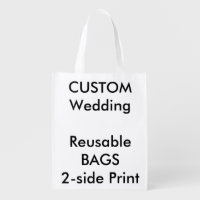 Wedding Custom Reusable Bag 12