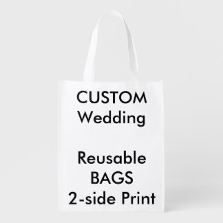 Wedding Custom Reusable Bag 12" x 16"