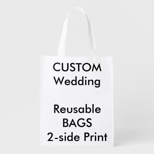 Wedding Custom Reusable Bag 12 x 16