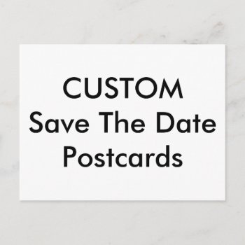 Wedding Custom Save The Date Invitation Postcards by APersonalizedWedding at Zazzle