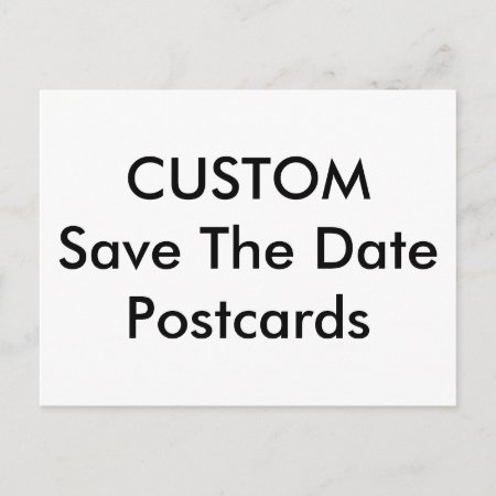 Wedding Custom Save The Date Invitation Postcards