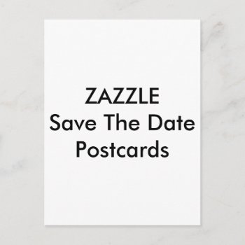 Wedding Custom Save The Date Invitation Postcards by TheWeddingCollection at Zazzle