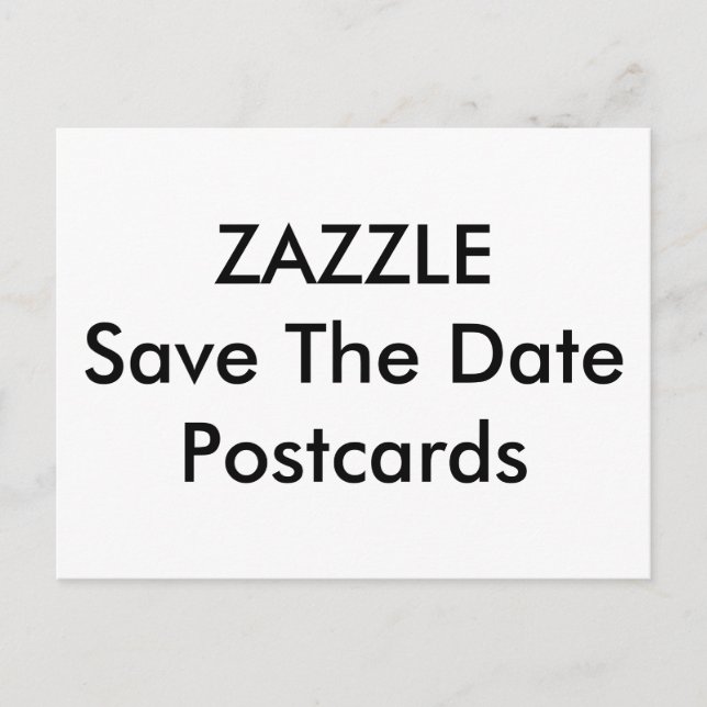Wedding Custom Save The Date Invitation Postcards (Front)