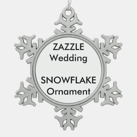 Wedding Custom Snowflake Decoration Ornament