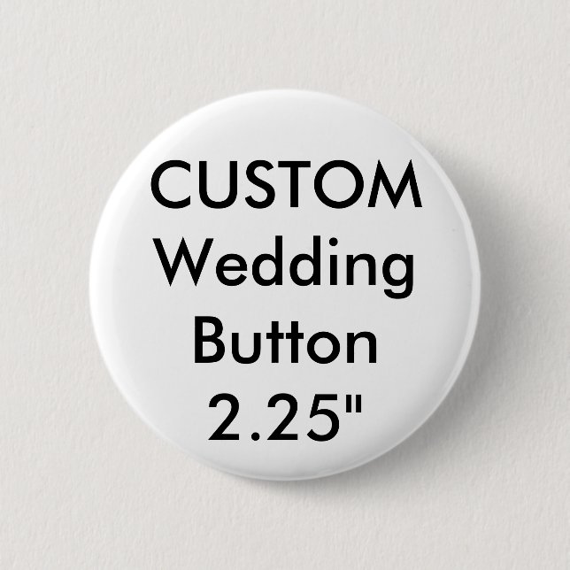 Wedding Custom Standard 2.25" Round Button Pin (Front)