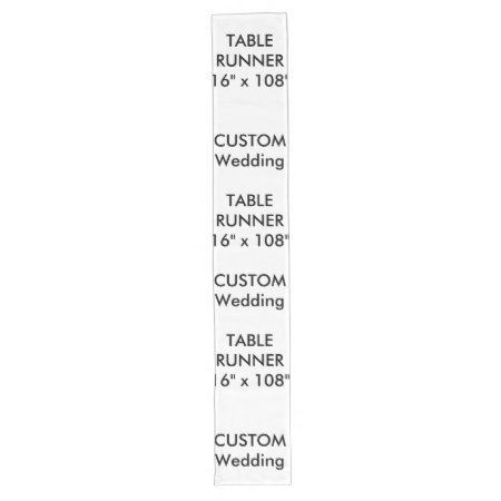 Wedding Custom Table Runner 16" X 108"