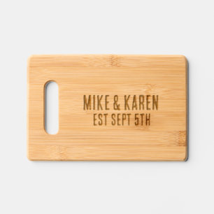 WEDDING CUSTOM Wooden Cutting Board