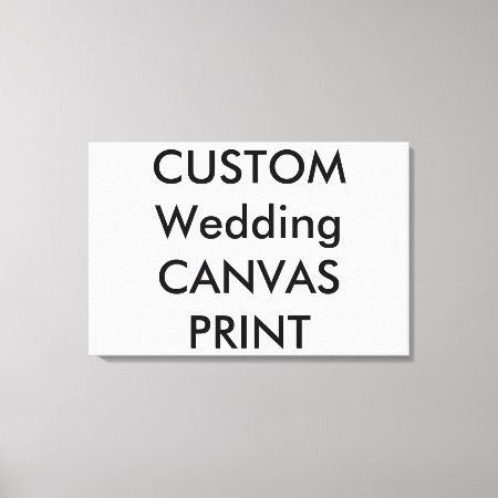 Wedding Custom Wrapped Canvas Print, 30" X 20"