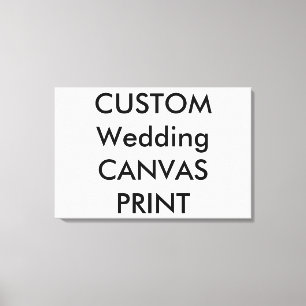 Wedding Custom Wrapped Canvas Print, 30" x 20" Print