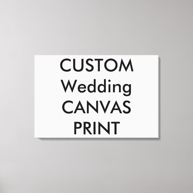 Wedding Custom Wrapped Canvas Print, 30" x 20" Print (Front)