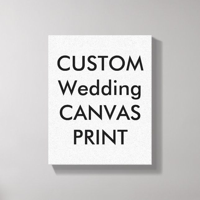 Wedding Custom Wrapped Canvas Print, 8" x 10" Print (Front)
