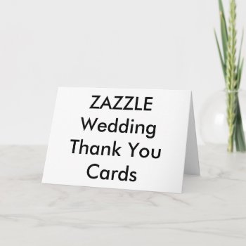 Wedding Custom You Cards 7" X 5" by TheWeddingCollection at Zazzle