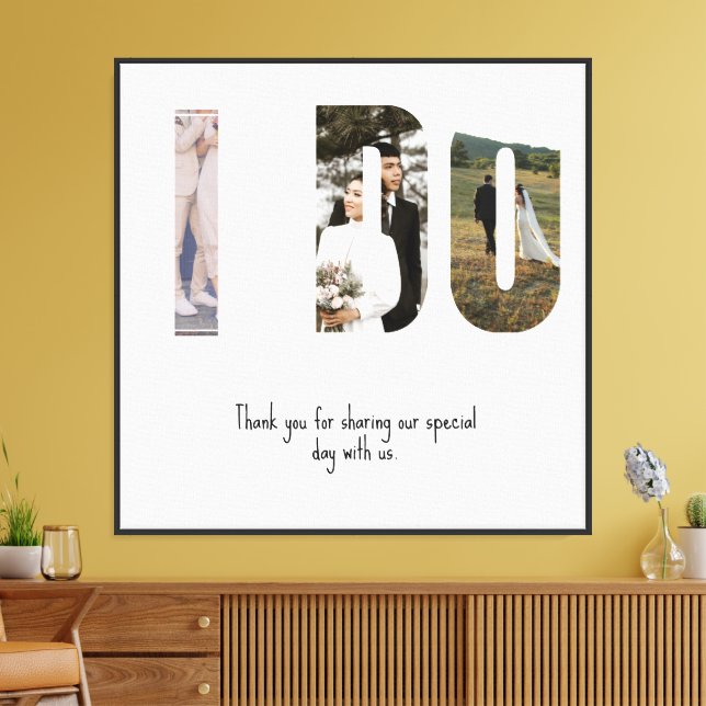 Wedding Customizable Thank You Memory Sign Board  (Insitu(LivingRoom))